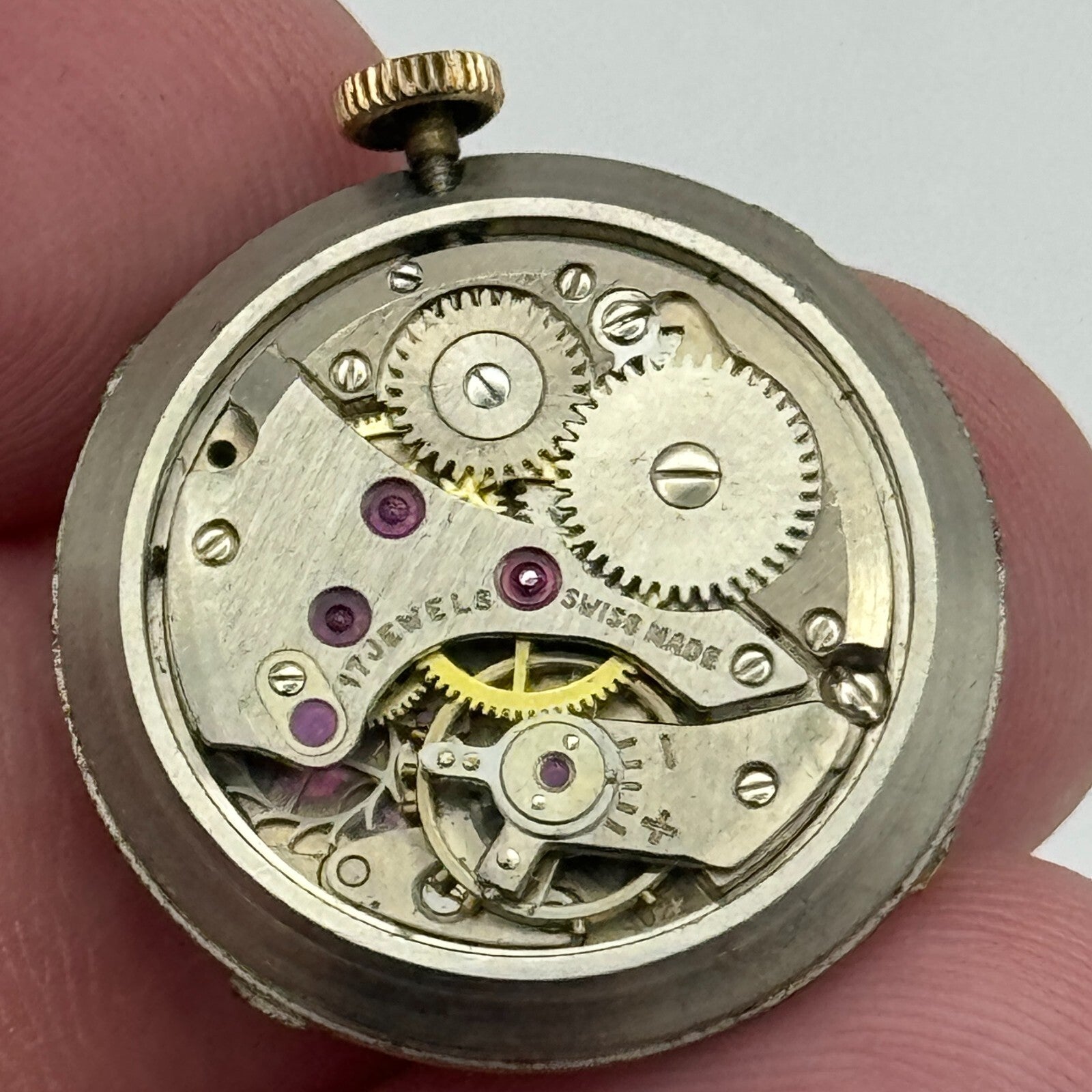 22.5mm Ladies Curtis Felsa F 4022 Manual Wind Watch Movement Swiss Vintage PARTS