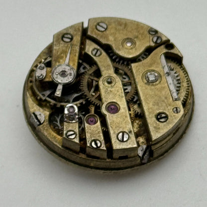 21.2mm Unidentified High Grade Swiss Manual Wind Watch Movement Vintage PARTS