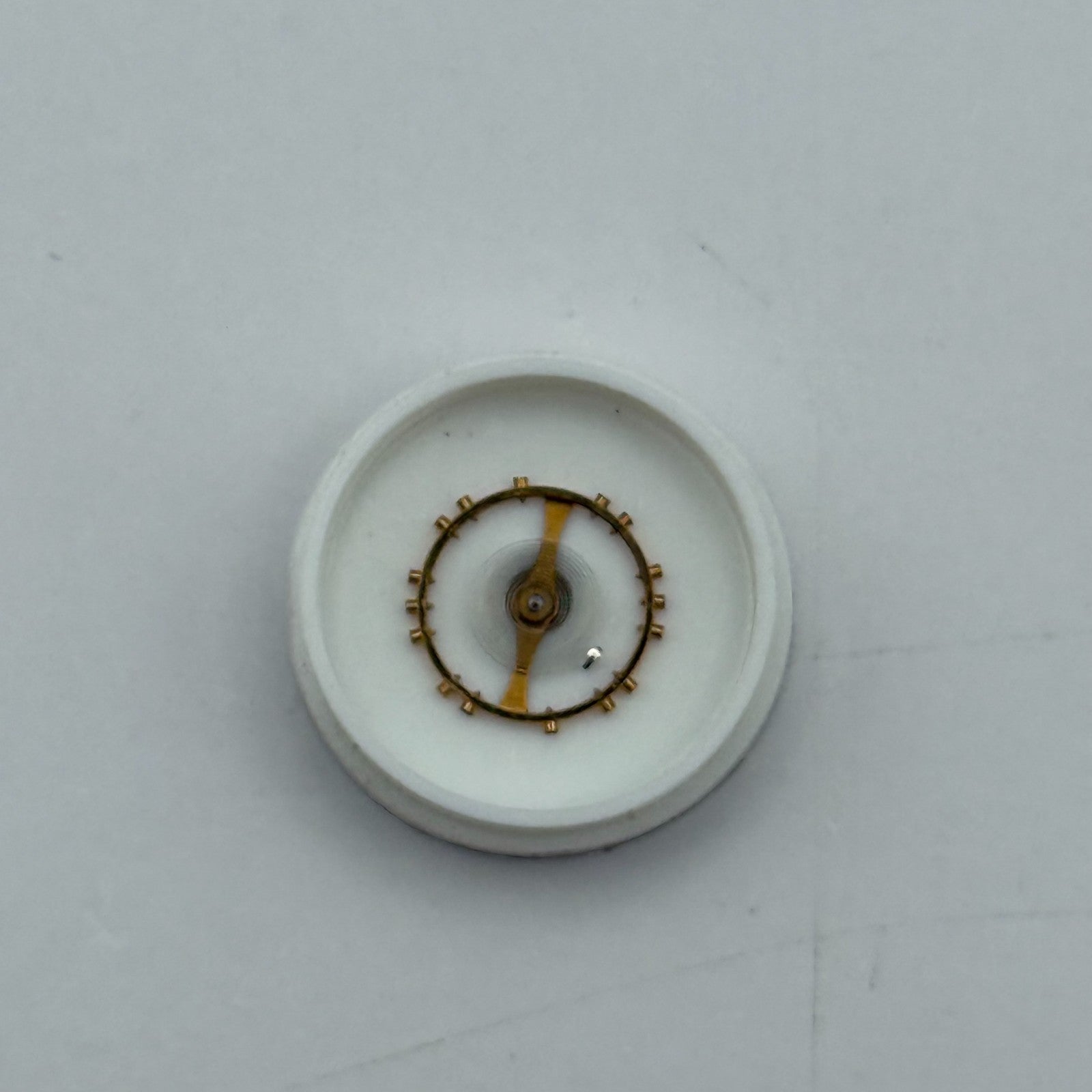 ETA 1080 Balance Wheel Complete And Spring  157 M Watch Movement Parts NOS