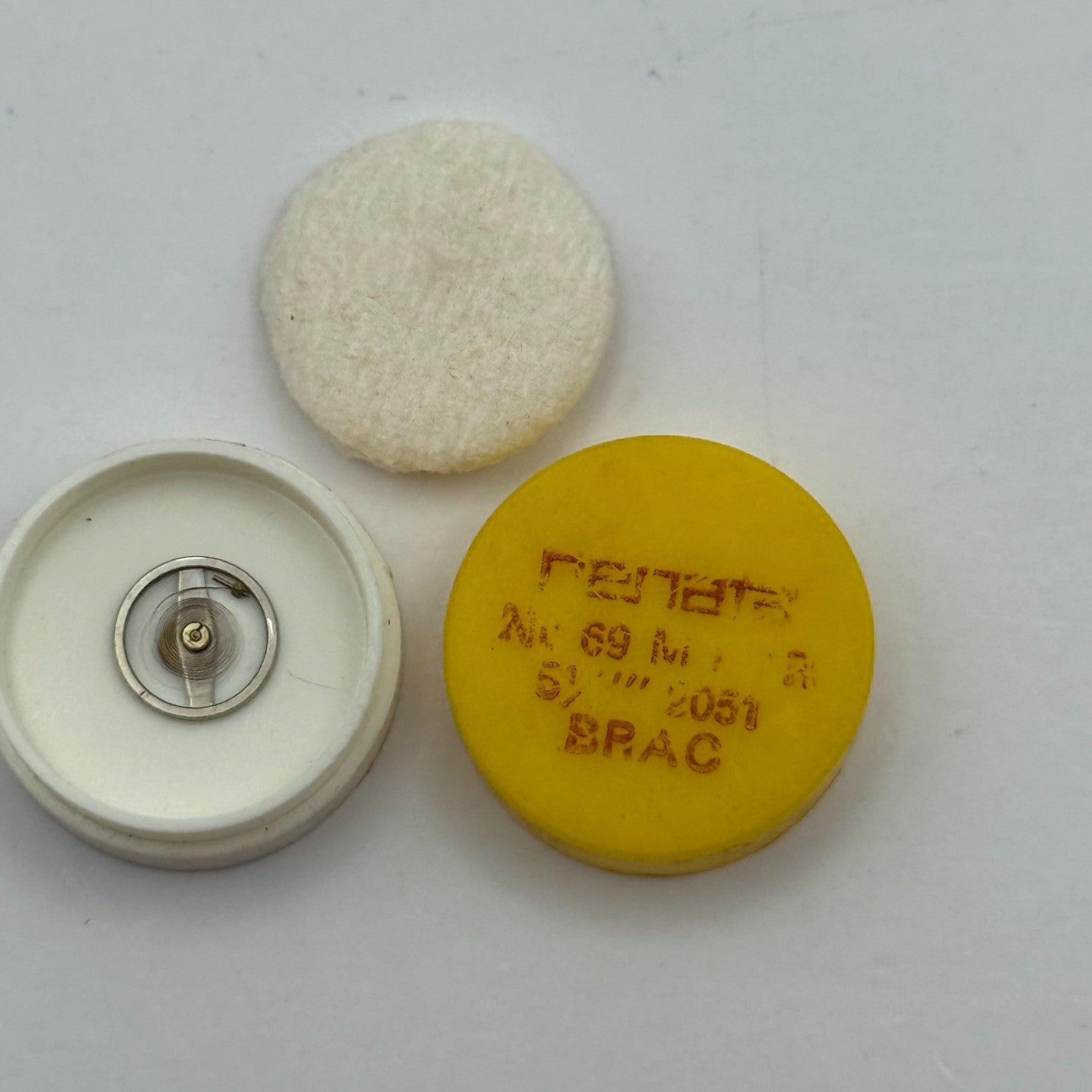 Brac 2051 Balance Wheel Complete And Spring 5½’’’ 69 M Watch Movement Parts 