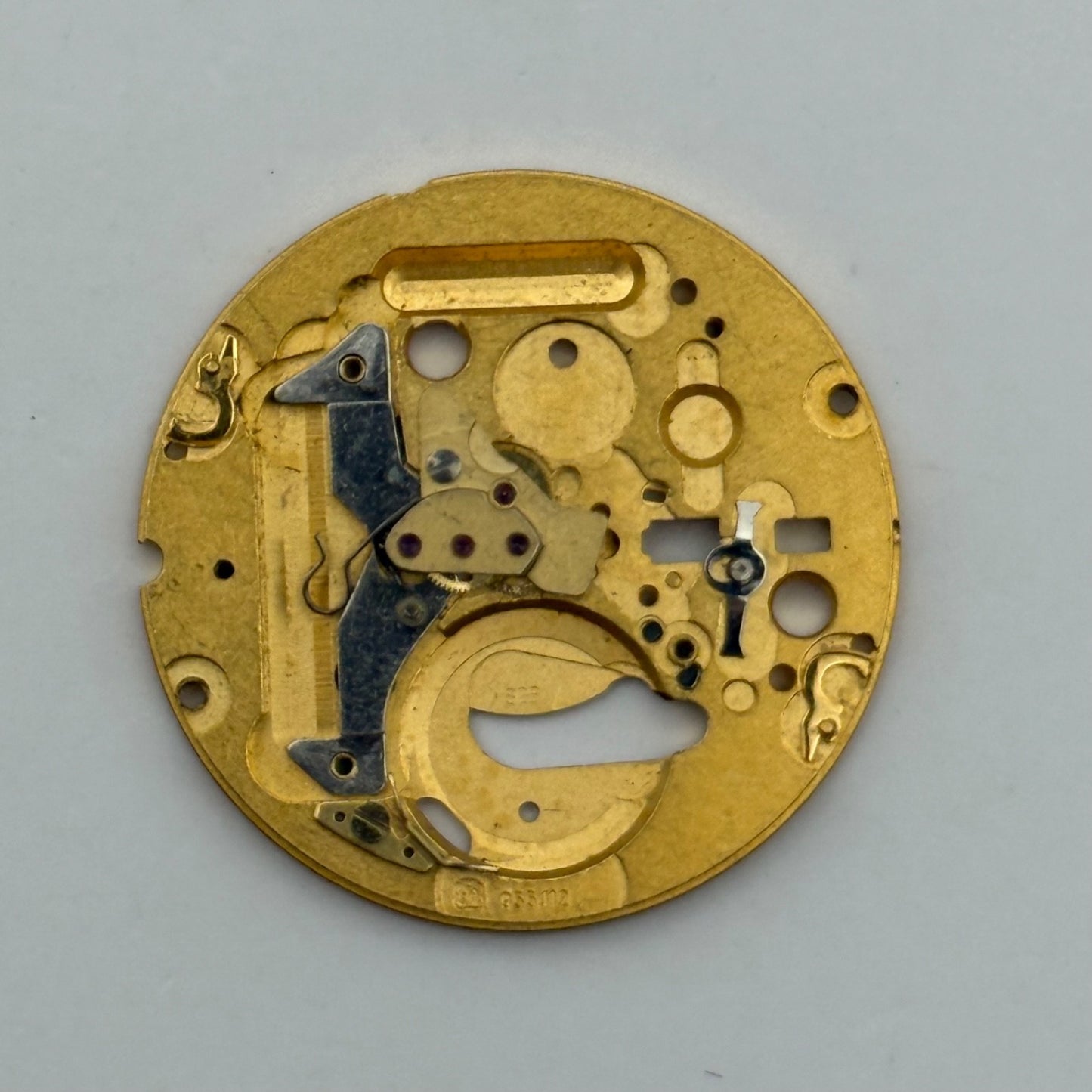 ETA 955.112 Watch Movement Main Plate Quartz Vintage Swiss Parts Repair 26.1mm