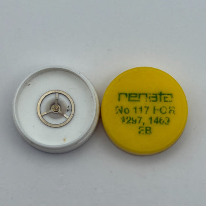 EB 1297 1469 Balance Wheel Complete And Spring 117 Watch Movement Parts NOS 