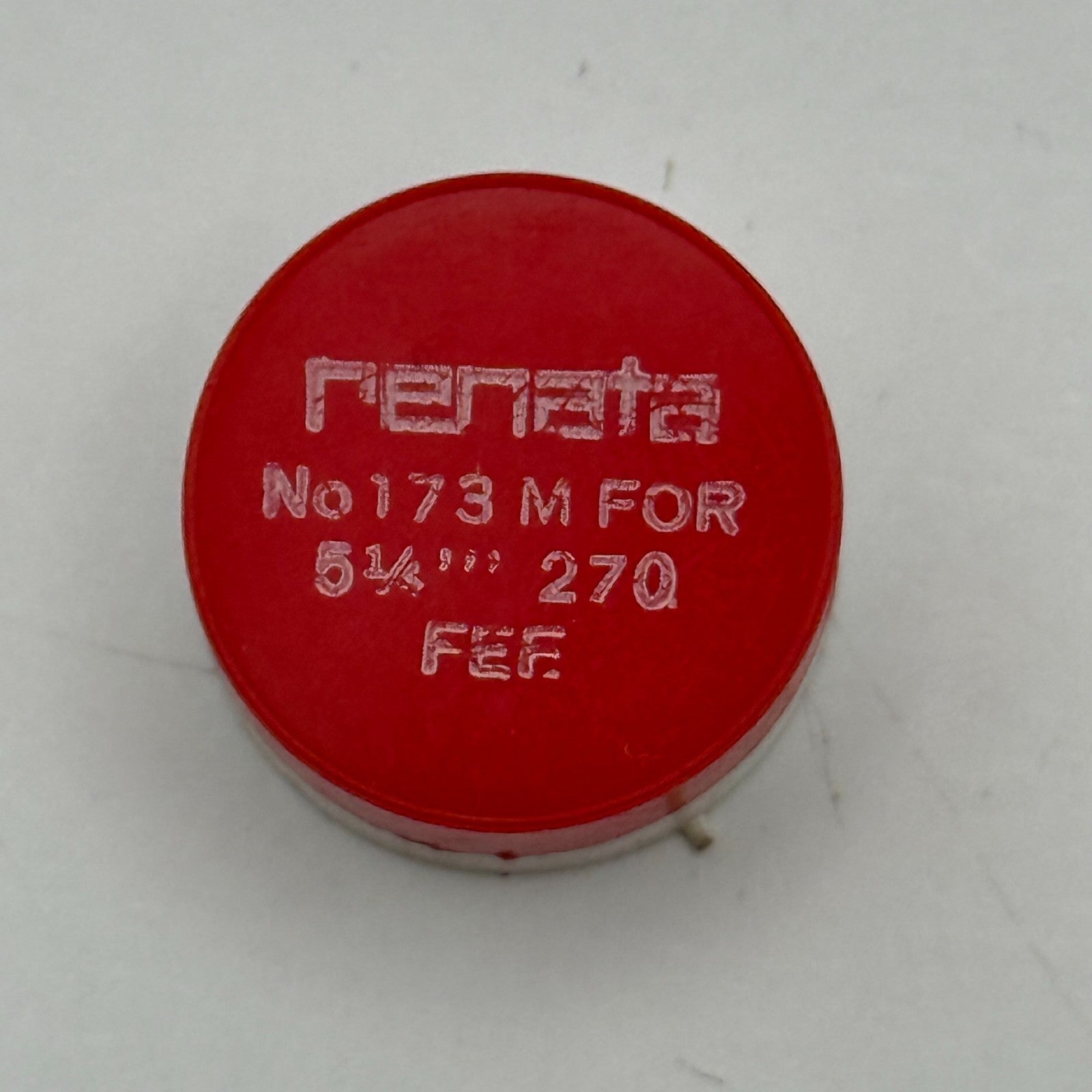 FEF 270 Balance Wheel Complete And Spring 5 1/4''' 173 M Watch Movement Parts