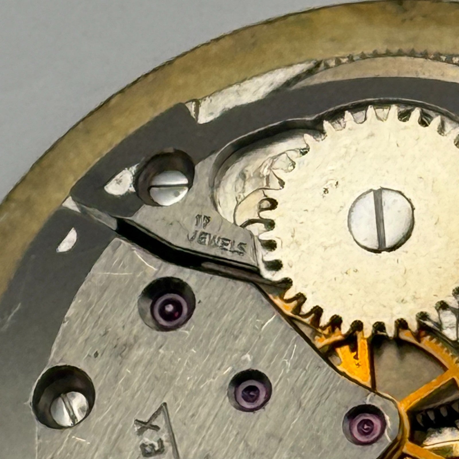 ETA 2750 Watch Movement Bernex Manual Wind Vintage Swiss Parts Repair 25.8mm