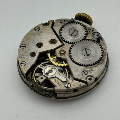 23.6mm Unidentified Balance Intact Trench Watch Movement Manual Wind Swiss PARTS