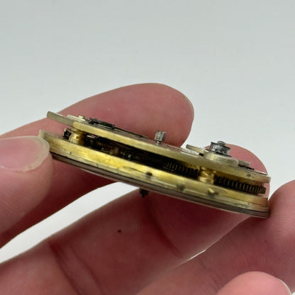 46.4mm Antique Four Pair Jewelled Unique Key Wound Pocket Watch Movement PARTS