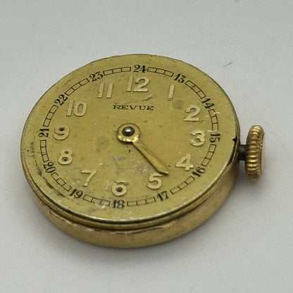 19.9mm Revue GT Cal 42 Manual Wind Watch Movement Swiss Vintage PARTS SPARES