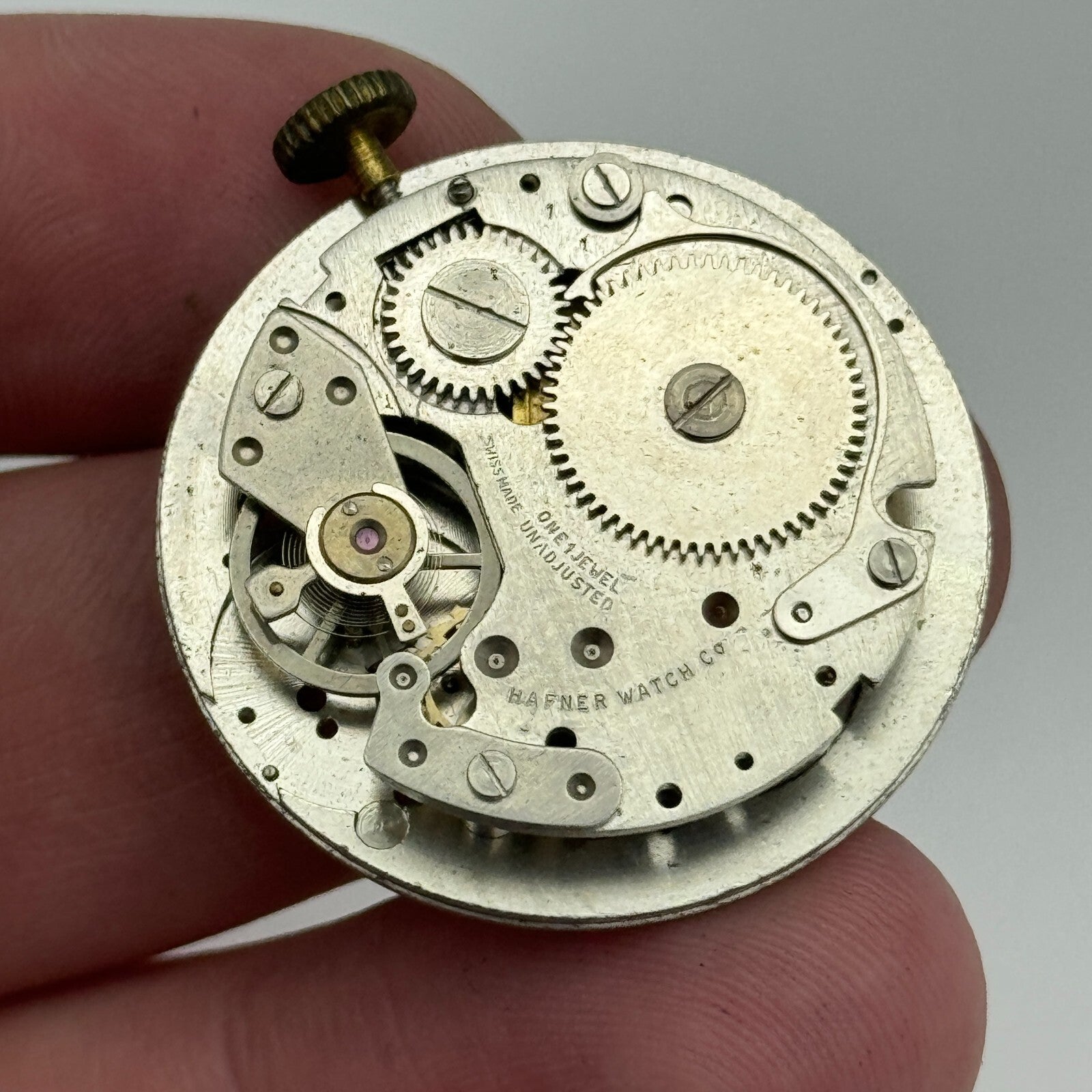 31mm Men's Lucerne BFG 866 Hafner Watch Co Swiss Manual Wind Watch Movement PART