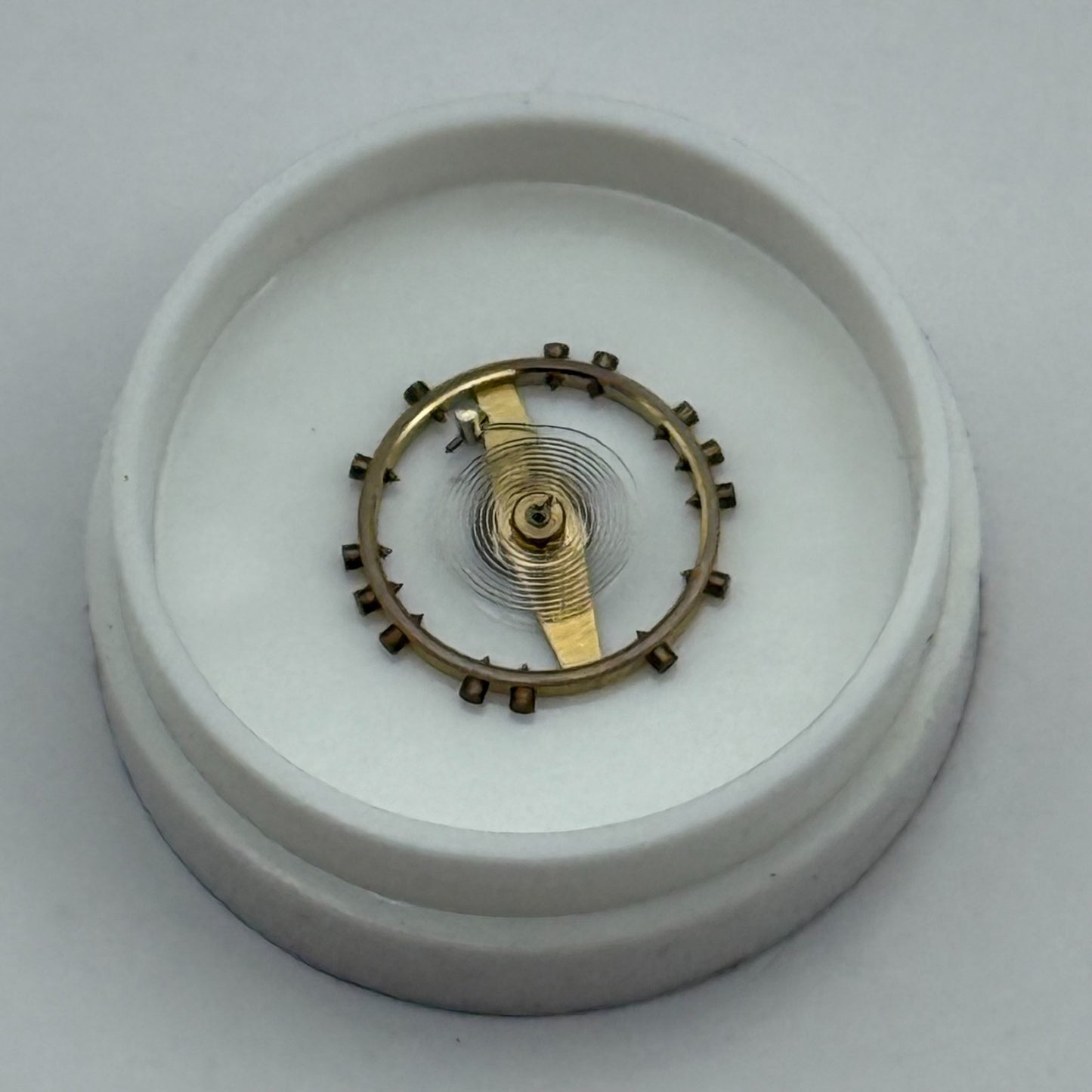Derby 40 Balance Wheel Complete And Spring  8¾’’’ 102 M Watch Movement Parts NOS
