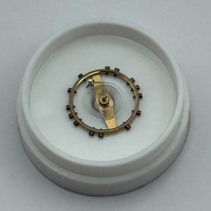 Derby 40 Balance Wheel Complete And Spring  8¾’’’ 102 M Watch Movement Parts NOS