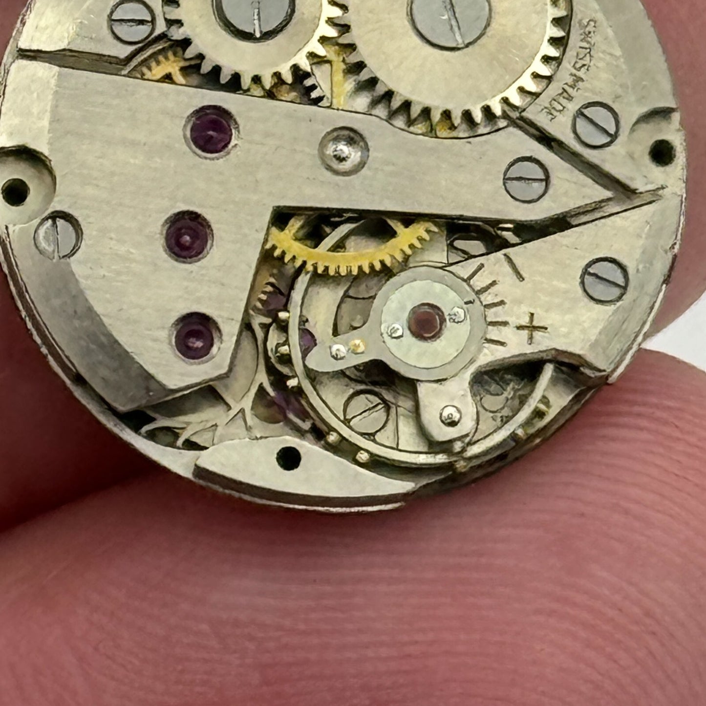 19.7mm Running Verity ETA 980 Sub Seconds Manual Wind Swiss Watch Movement PARTS