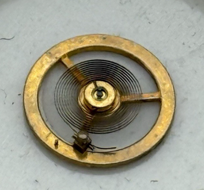 Kasper 200 Balance Wheel Complete And Spring 5 1/4''' Watch Movement Parts NOS 