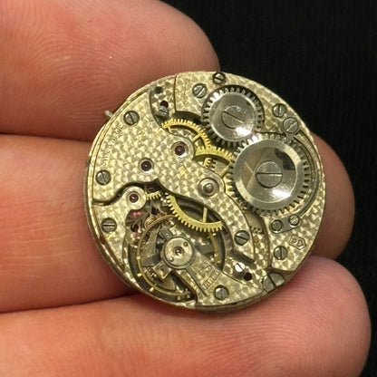 25mm Steiger HP Unidentified Manual Wind Swiss Watch Movement Vintage PARTS
