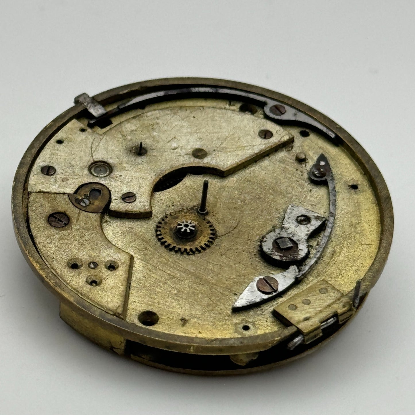 40.7mm Antique Lambert Geneve Balance Intact Key Wound Pocket Watch Movement