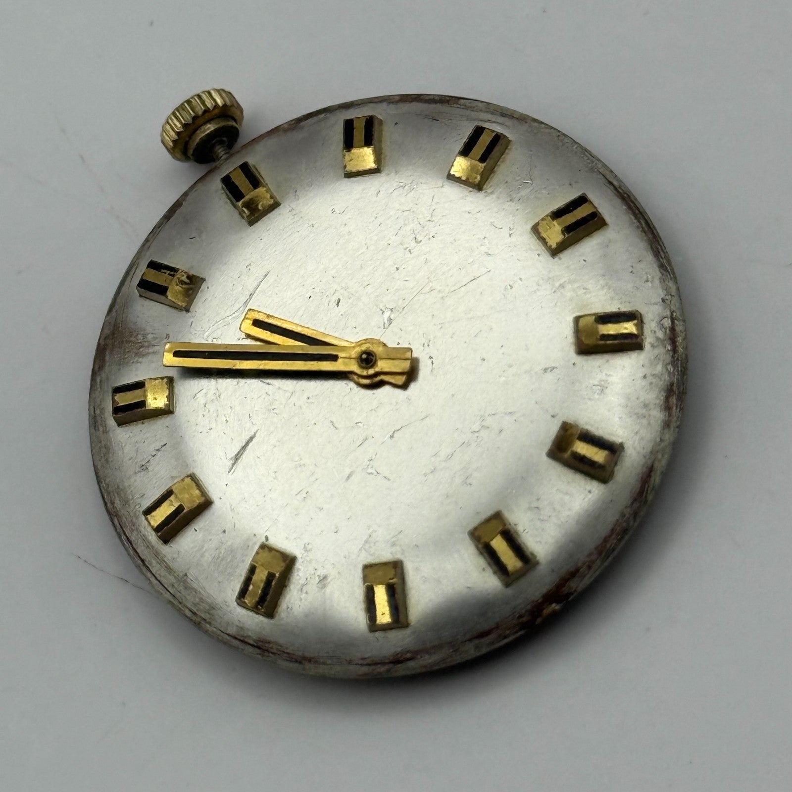 ETA 2750 Mystery Dial Watch Movement Running Manual Wind Vintage Parts 25.9mm