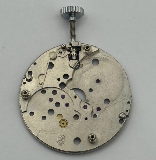 EB 8481 Watch Movement Main Plate Manual Wind Vintage Swiss Parts 23.7mm