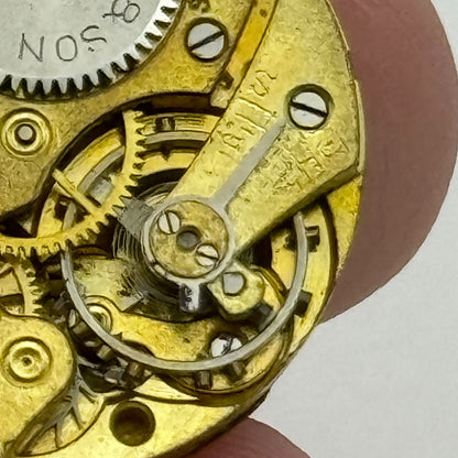 23.6mm Thomas Russell & Son Premier Balance Intact Watch Movement Vintage PARTS