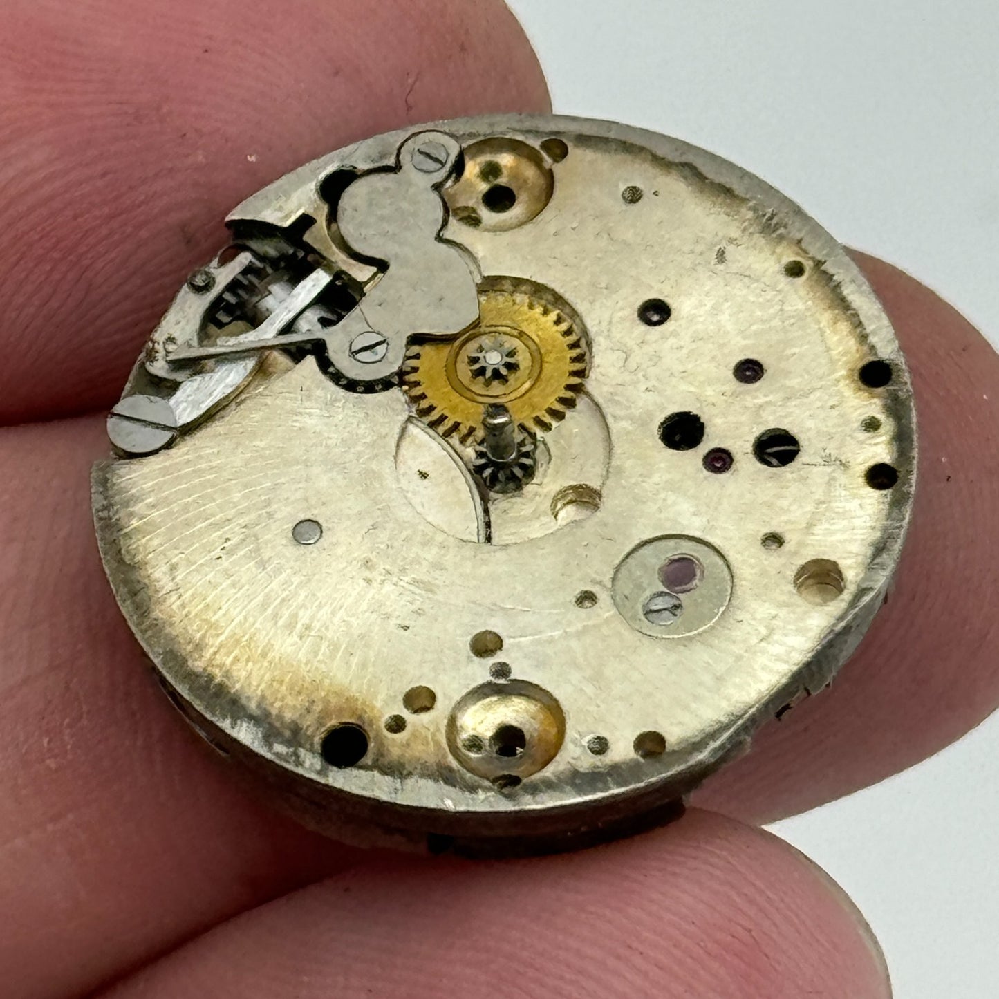 23.6mm Balance Ok 15 Jewels 3 Adj Swiss Vintage Manual Wind Watch Movement PARTS