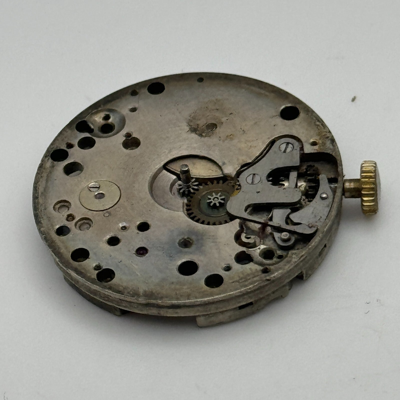 27.1mm Men's Bernex FHF 15 Jewels Trench Watch Movement Manual Wind Swiss PARTS
