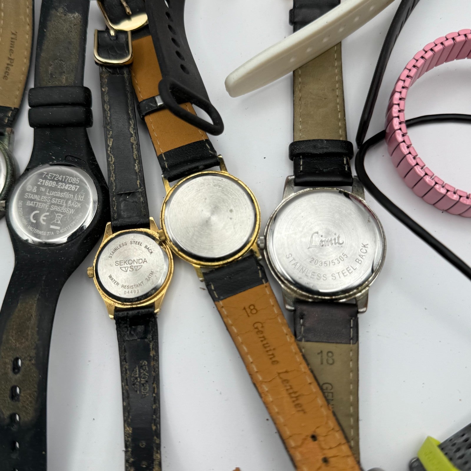 Bundle Of 15 Quartz Watches Job Lot Modern / Vintage Untested Parts / Repair