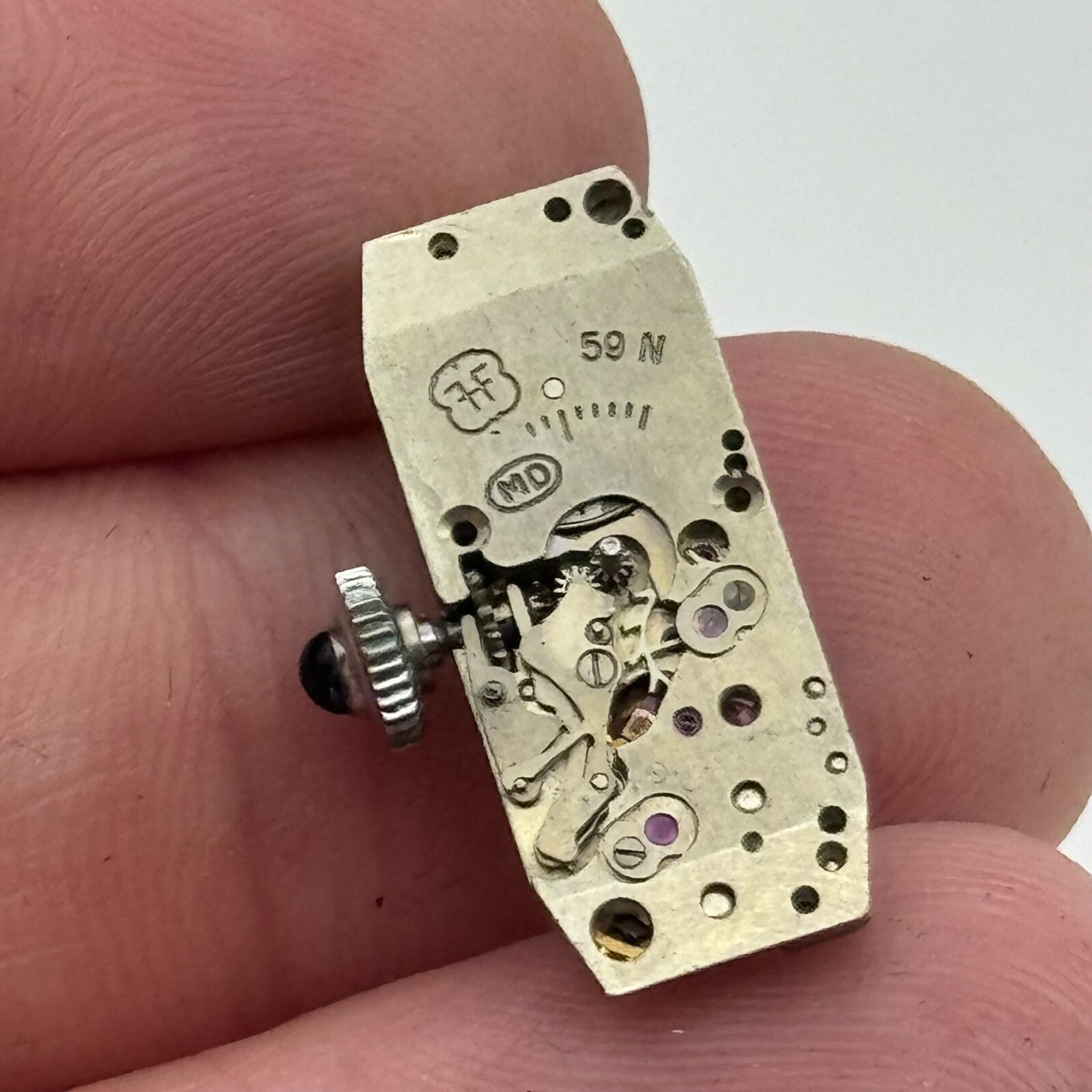 9mm Ladies Rotary FHF 59N Manual Wind Watch Movement Swiss Made Vintage PARTS