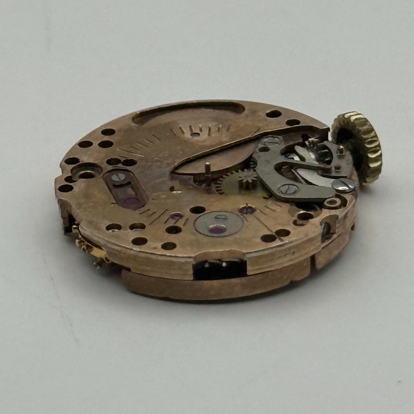 Helvetia 2665 Watch Movement Running Manual Wind Vintage Parts Repair 19.6mm