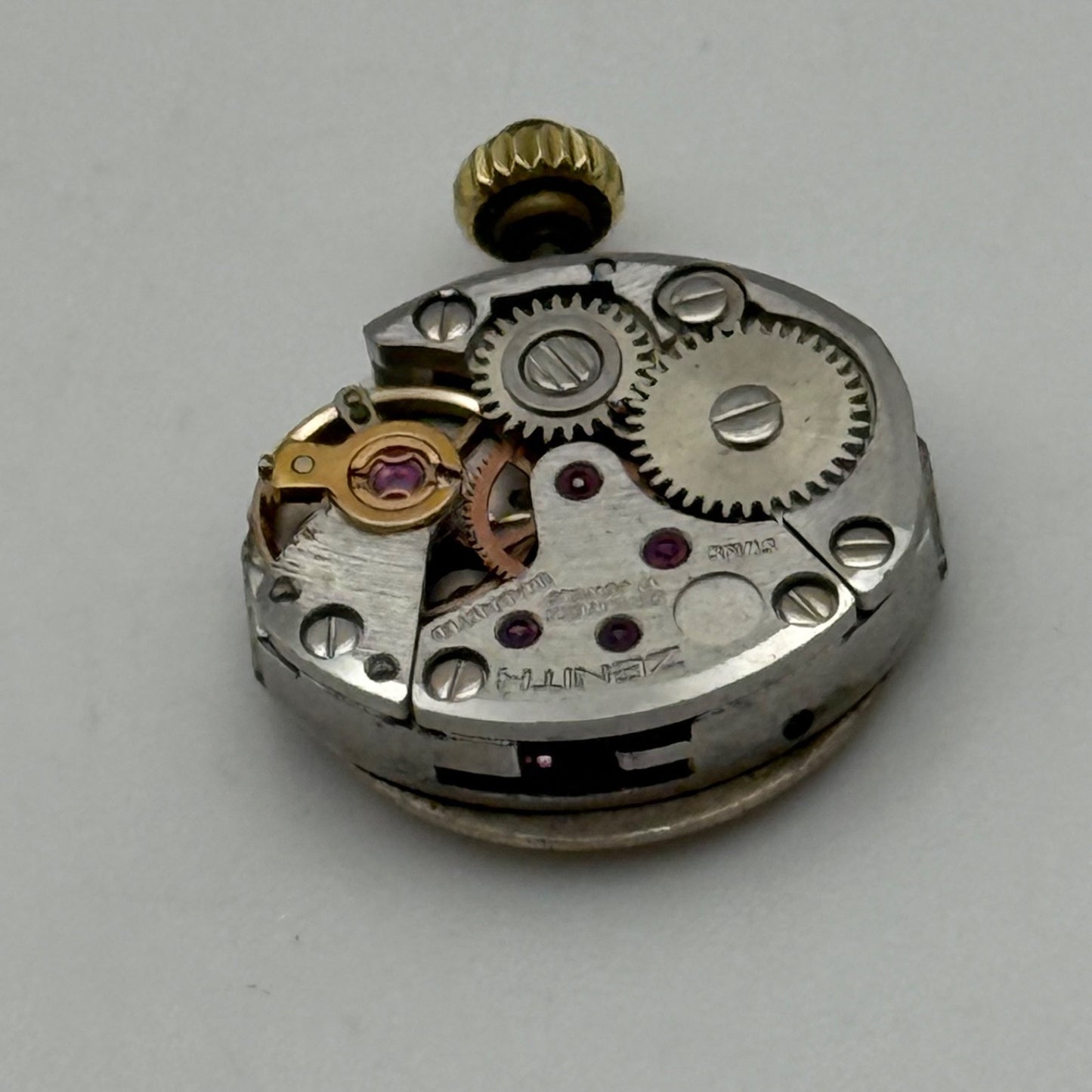 13mm Vintage Zenith 16.5 Movado Ladies Manual Wind Watch Movement PARTS / REPAIR
