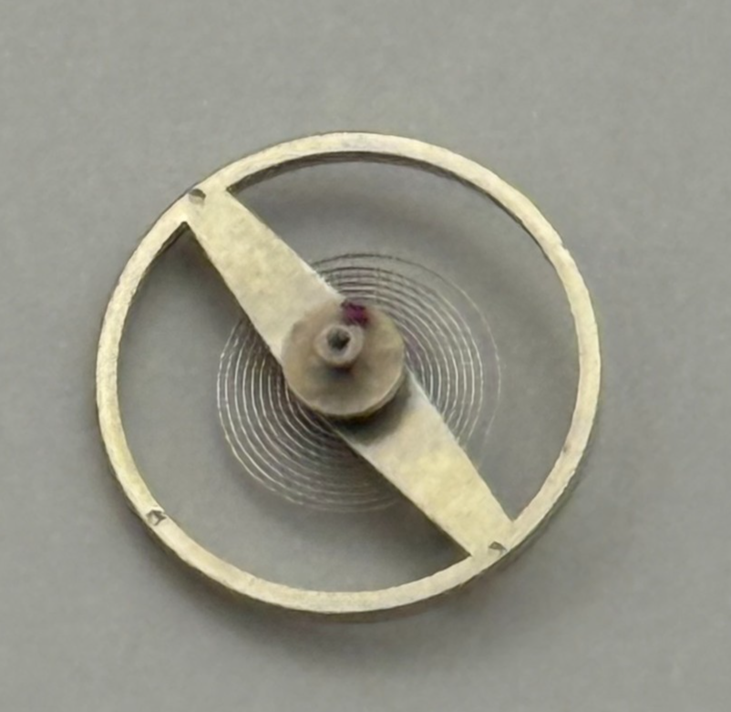 Oris 671 672 Balance Wheel Complete And Spring 8¾’’’ 1724 M Watch Movement Parts