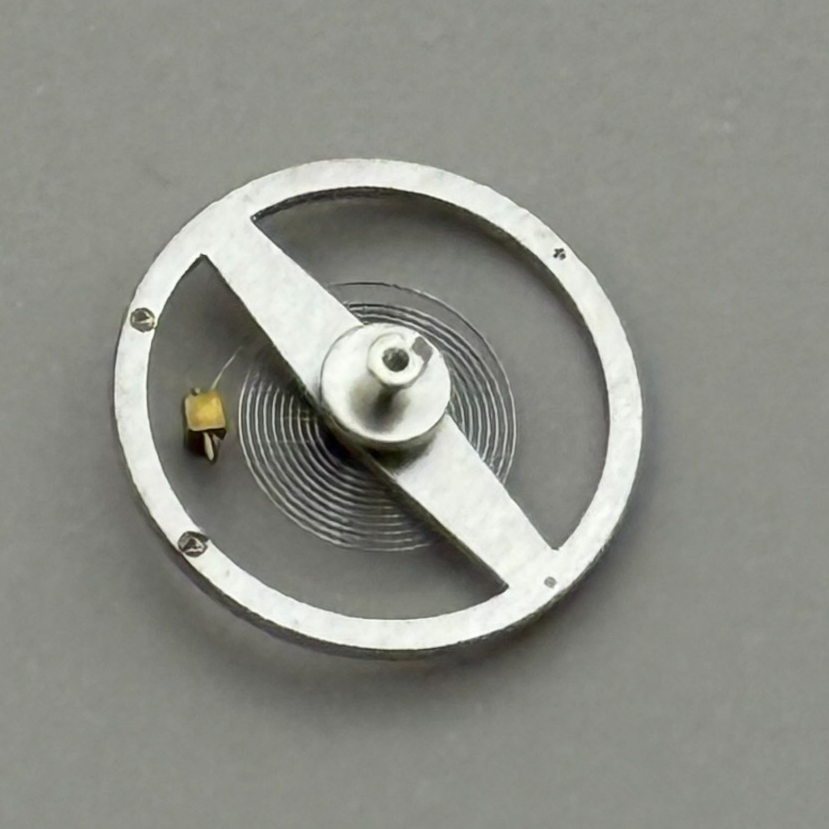 Ebosa 52 Balance Wheel Complete And Spring  5½’’’ 130 Watch Movement Parts NOS