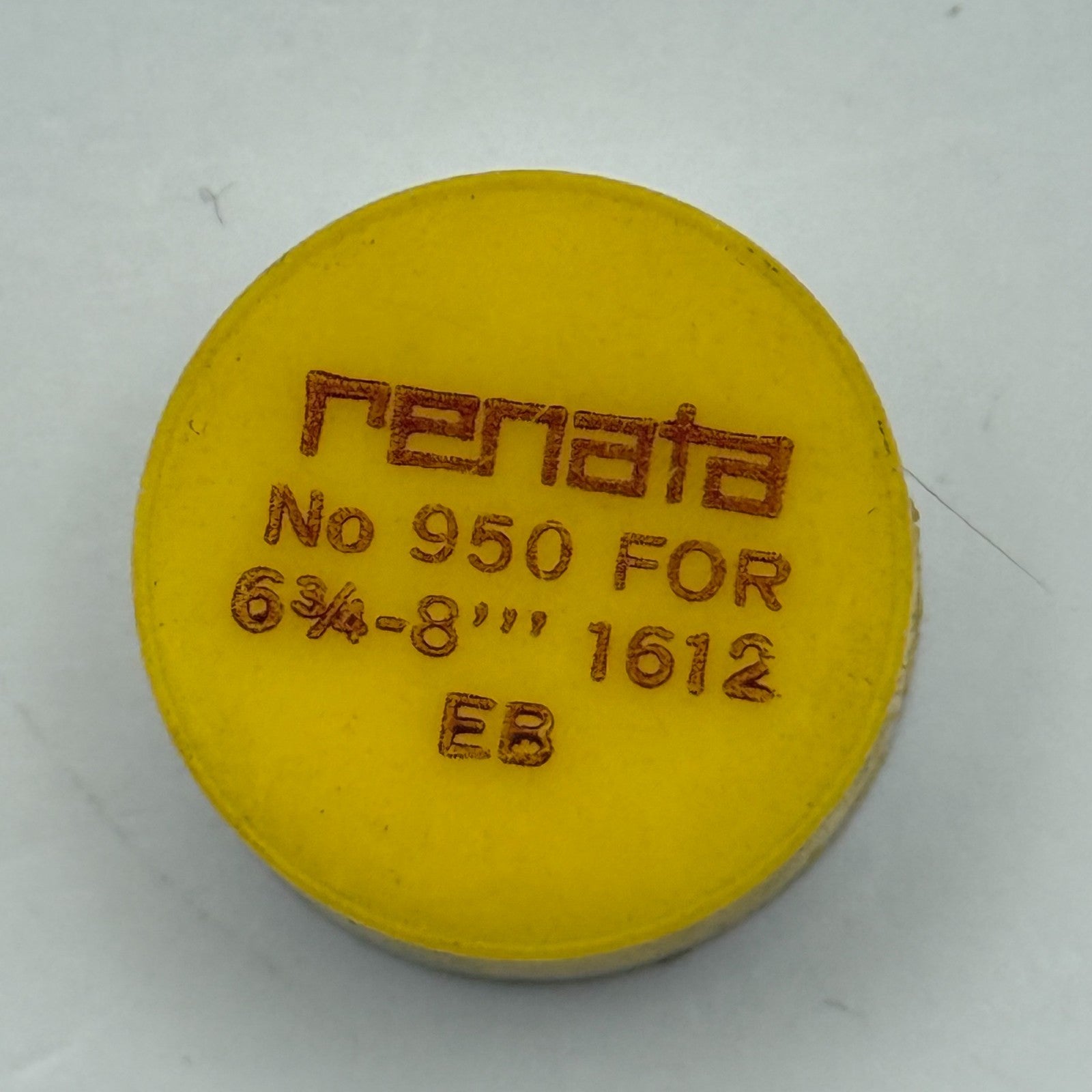 EB 1612 Balance Wheel Complete And Spring  6¾-8’’’ 950 Watch Movement Parts NOS