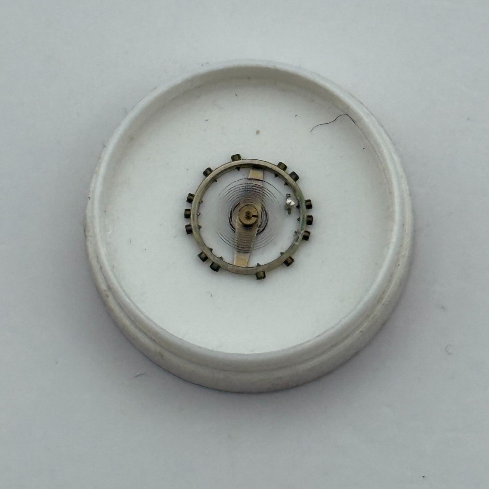 AS 655 Balance Wheel Complete And Spring 5¼’’’  22 Watch Movement Parts NOS 