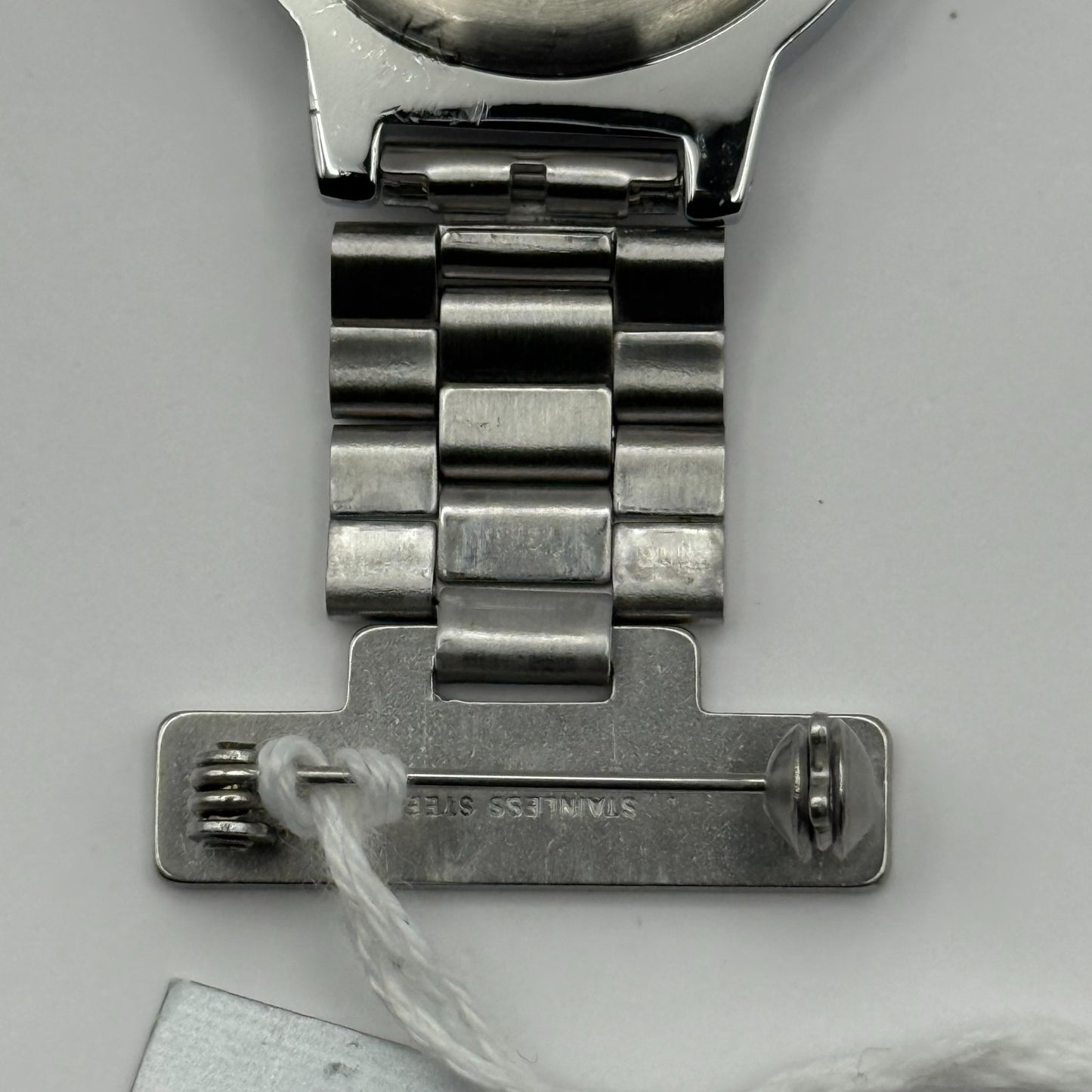 Lorus Ladies Quartz Fob Nurse Watch Floral Dial Steel Japan Working 29mm