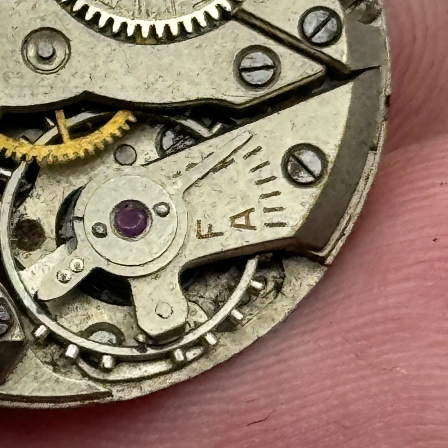 23.6mm Ebel Fab Suisse Cal 118 Manual Wind Swiss Watch Movement Vintage PARTS