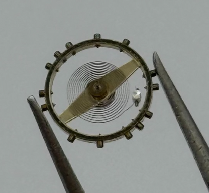 AS 500 Balance Wheel Complete And Spring 6 1/2’’’ 427 Watch Movement Parts NOS