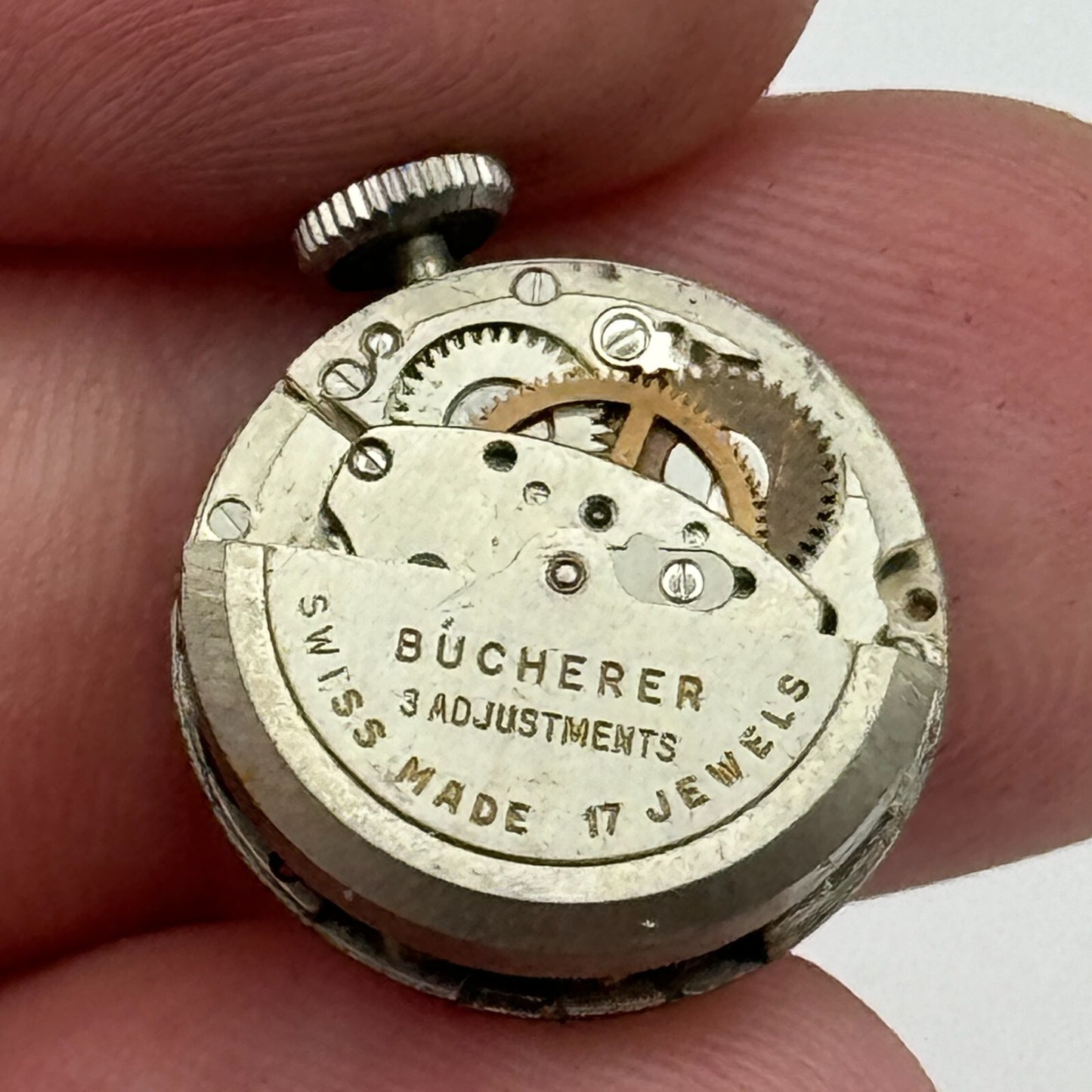 16.1mm Running Bucherer AS 1477 Automatic Ladies Swiss Watch Movement PARTS
