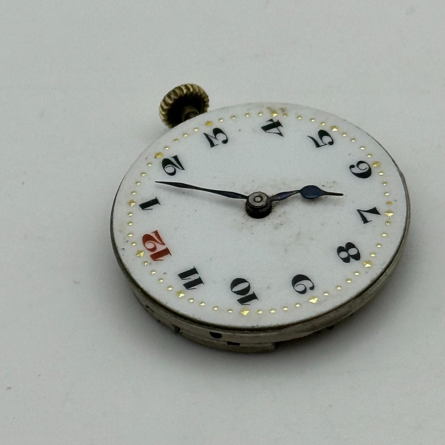 25.3mm Men's Syren Quality Trench Watch Movement Swiss Vintage 15 Jewels PARTS