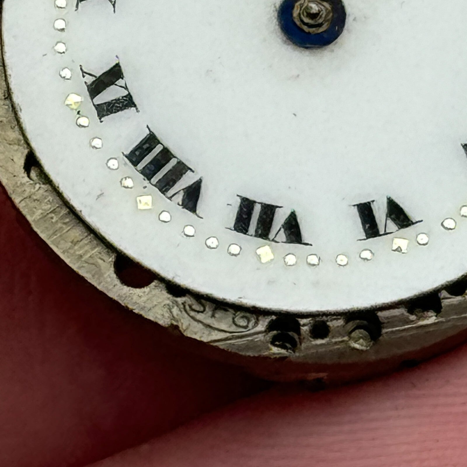 23.6mm SFG Porcelain Dial Swiss Trench Watch Movement Manual Wind PARTS SPARES