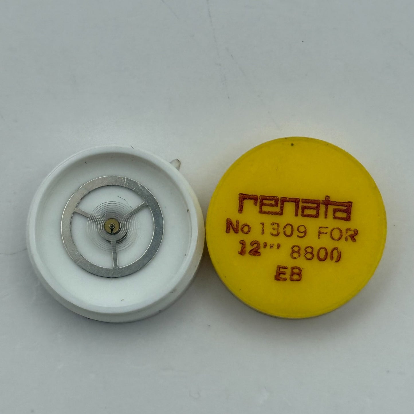 EB 8800 Balance Wheel Complete And Spring 12’’’ 1309 Watch Movement Parts 