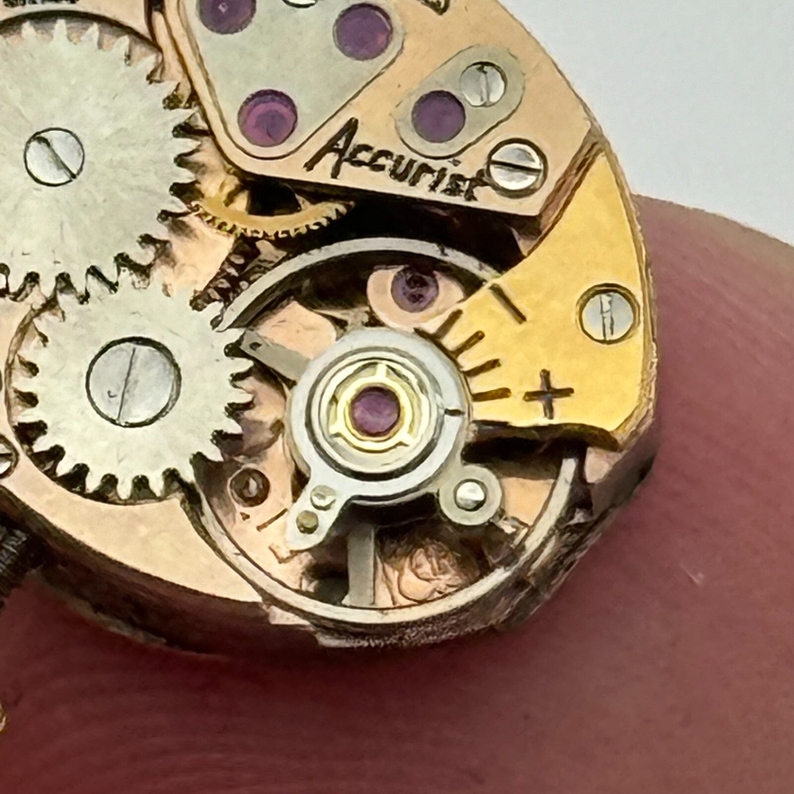 13mm Ladies Accurist ETA 2487 Manual Wind 21 Jewels Swiss Watch Movement PARTS