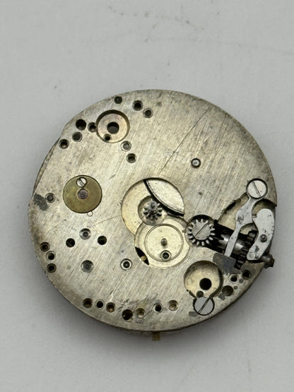 23.7mm Vintage Unidentified 15 jewels trench Manual Wind Watch Movement PARTS