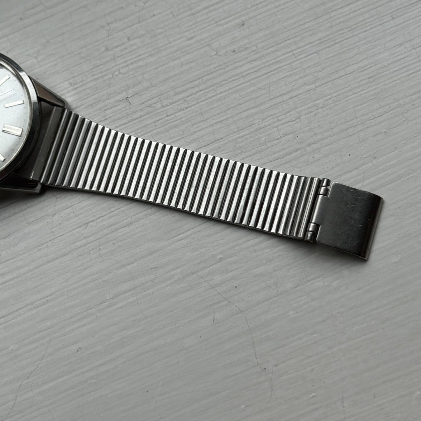 Men's Vintage Seiko Full AutoWinding Watch Diashock Bracelet 36mm Japan Running