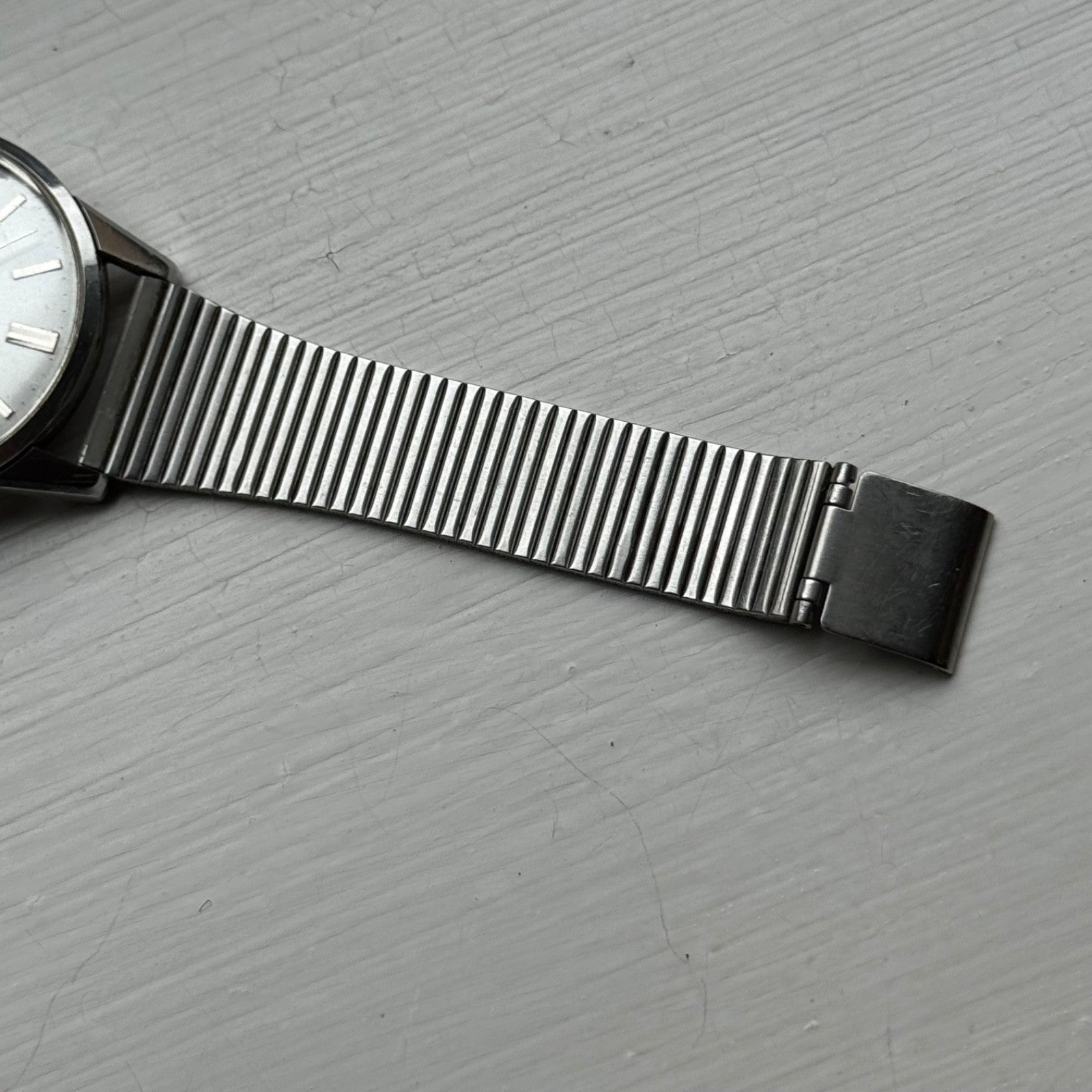 Men's Vintage Seiko Full AutoWinding Watch Diashock Bracelet 36mm Japan Running