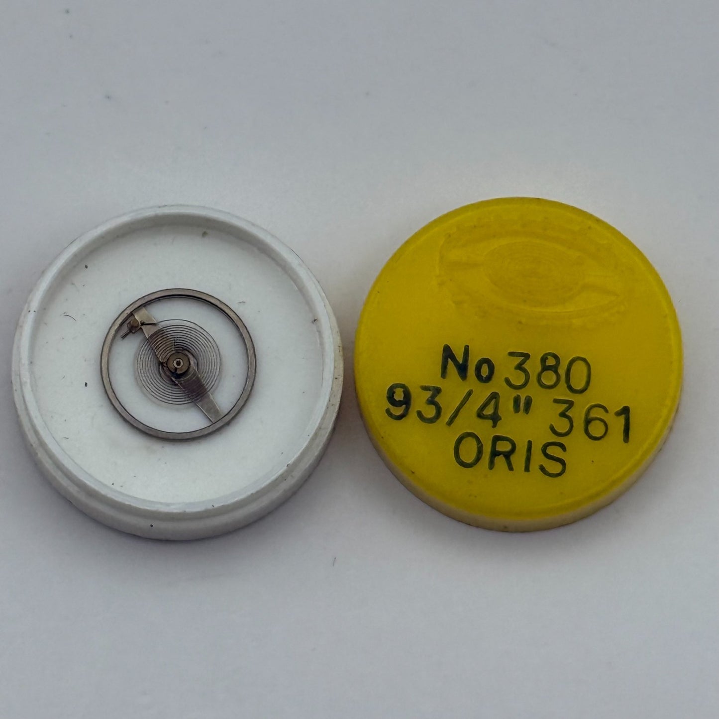 Oris 361 Balance Wheel Complete And Spring  9¾’’’ 380 Watch Movement Parts NOS
