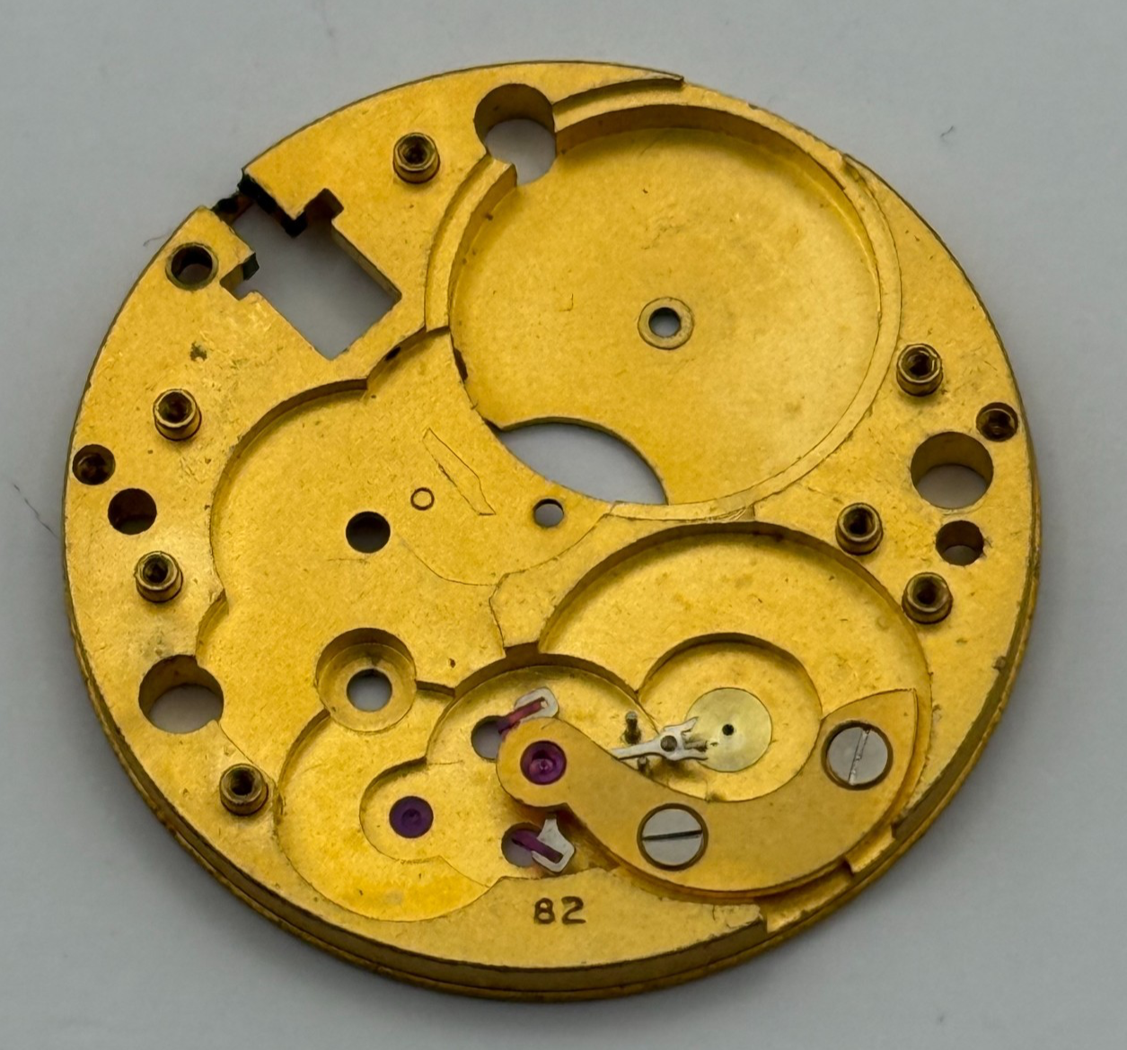 Smiths De Luxe 82 Watch Movement Manual Wind Vintage Parts Repair Spares 27mm