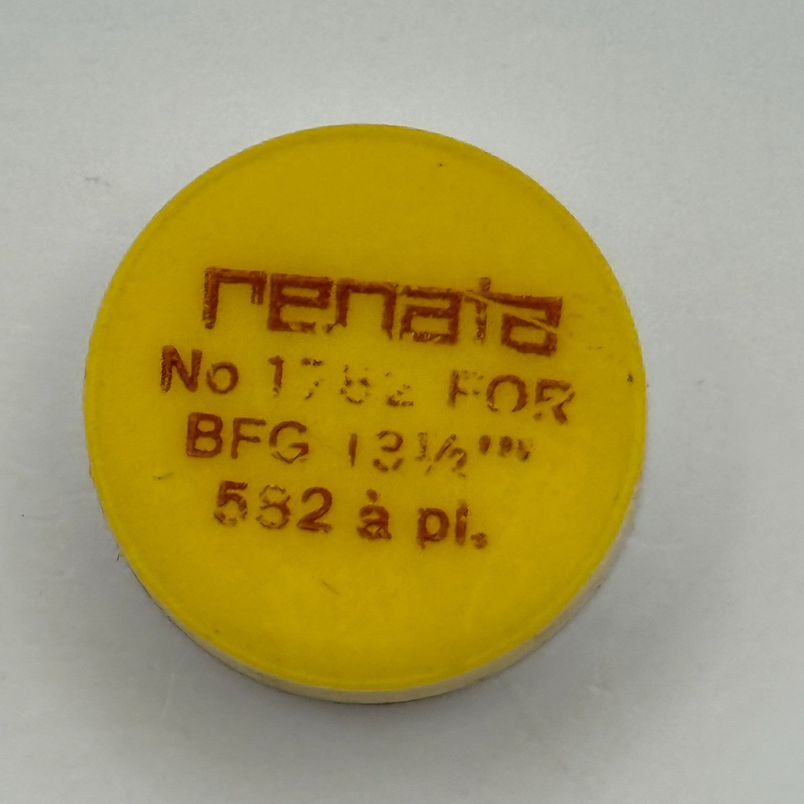 BFG 582 Balance Wheel Complete And Spring 13½’’’ a pl. 1782 Watch Movement Parts