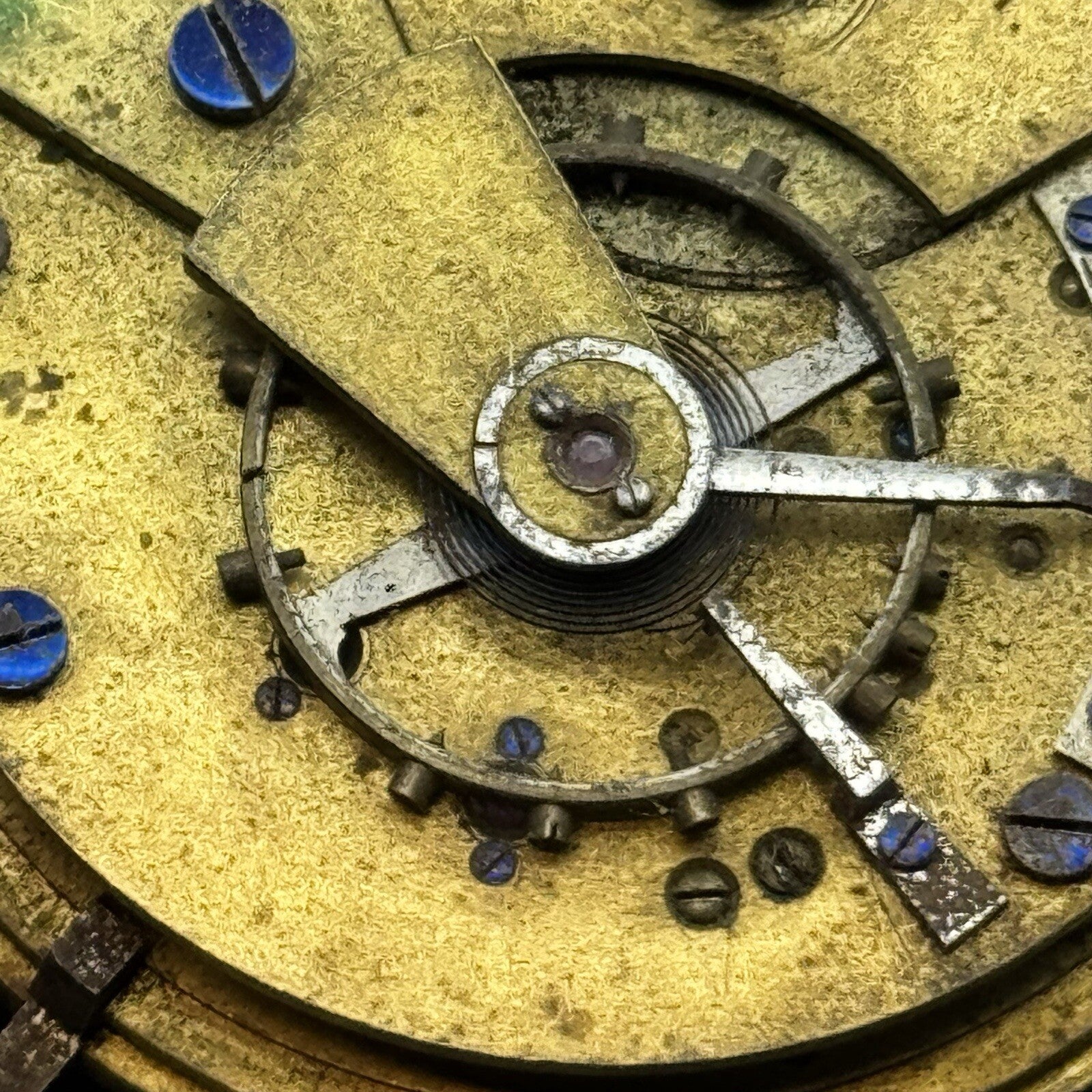41.3mm Knight & Son Northampton Balance Ok Pocket Watch Movement FOR PARTS
