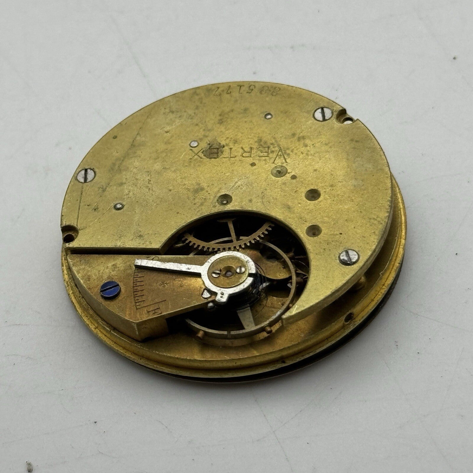 43mm Manual Wind Interesting Vertex Pocket Watch Movement Dial FOR PARTS