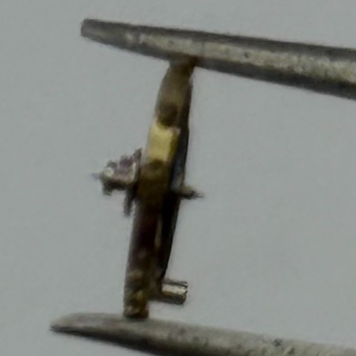 FHF 159 Balance Wheel Complete And Spring 3-10''' 190 M Watch Movement Parts NOS