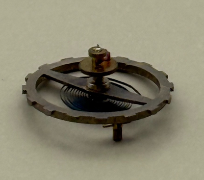 Ebosa 23 Balance Wheel Complete And Spring e 11½’’’ 125 Watch Movement Parts NOS