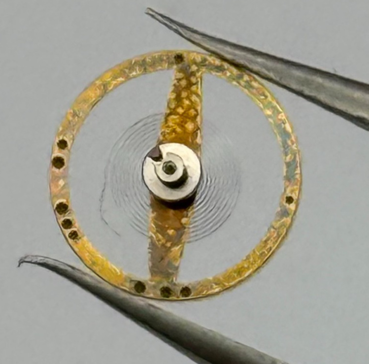 BFG 927 Balance Wheel Complete And Spring 6¾-8’’’  1512 M Watch Movement Parts 